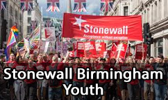 Stonewall Birmingham Youth Pride Flags